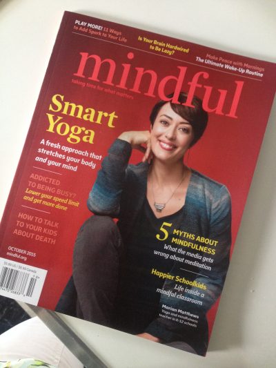 mindful magazine cover styled by dana holler